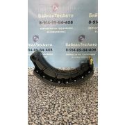 Колодка 55571-3501090-11 тормозная в сб. Урал (под 2-ух полосный цилиндр, бинокль)